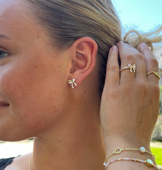 Bows earrings