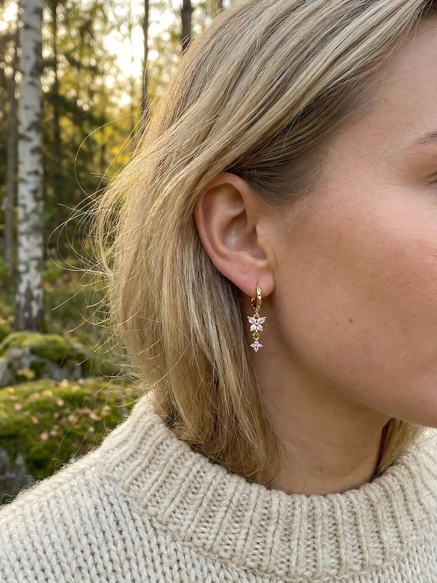 Lene øreringer